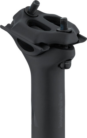 LEVELNINE Tige de Selle en Carbone Universal 350 mm - black stealth/27,2 mm / 350 mm / SB 0 mm