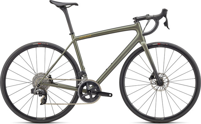 Bici de ruta Aethos Comp SRAM Rival eTap AXS Disc Carbon - metallic moss-gold-carbon/56 cm