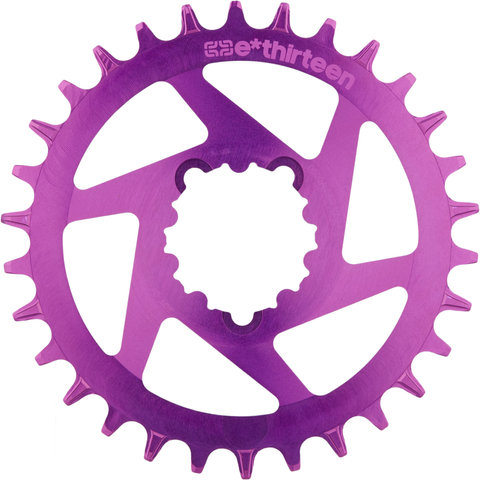Helix R Guidering Direct Mount Chainring for SRAM - eggplant/30 tooth