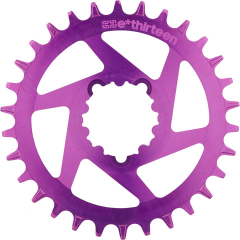 e*thirteen Helix R Guidering Direct Mount Chainring for SRAM - eggplant/30 tooth