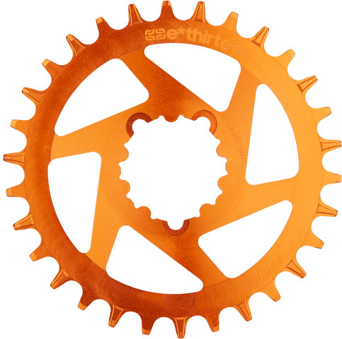Helix R Guidering Direct Mount Chainring for SRAM - naranja/30 tooth