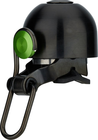 SPURCYCLE Timbre de acero inoxidable BLACK Bell - black-green/universal