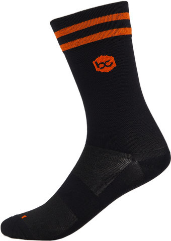 bc original Chaussettes Bike 8" Modèle 2023 - black-orange/41-43