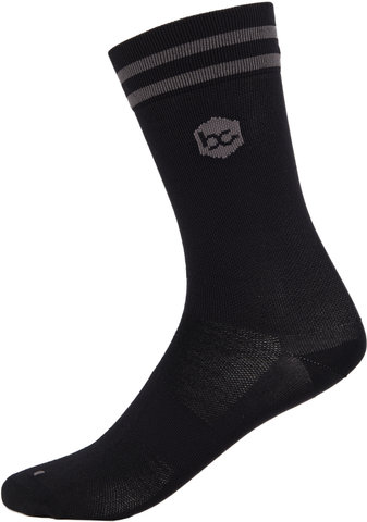 bc original Bike Socks 8" Model 2023 - black-grey/41-43