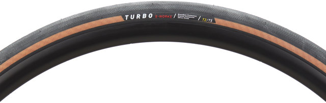 Specialized S-Works Turbo 2Bliss Ready T2 + T5 28" Folding Tyre - black-tan/28-622 (700x28c)
