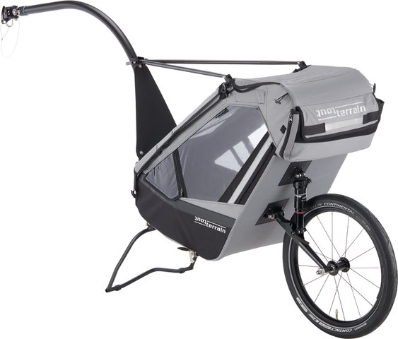 tout terrain Remorque pour Enfant Singletrailer II Touring 20 - gris basalte/universal