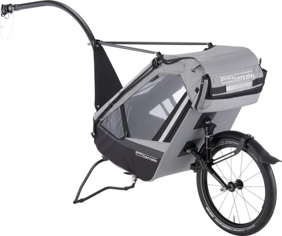 tout terrain Remorque pour Enfant Singletrailer II Touring 20 - gris basalte/universal