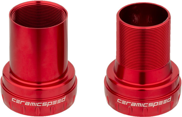 CeramicSpeed Eje de pedalier BB30 SRAM GXP 42 x 68 mm - red/BB30