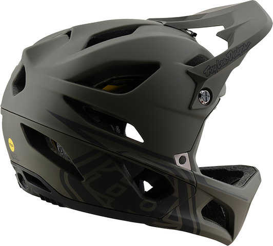 Troy Lee Designs Stage Fullface Helm - stealth caper/57 - 59 cm
