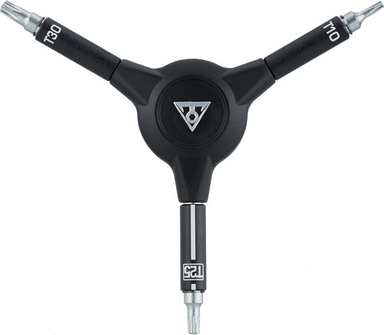 Topeak Clef à 3 Bras en Y Y-Torx Speed Wrench T10 / T25 / T30 - noir/universal