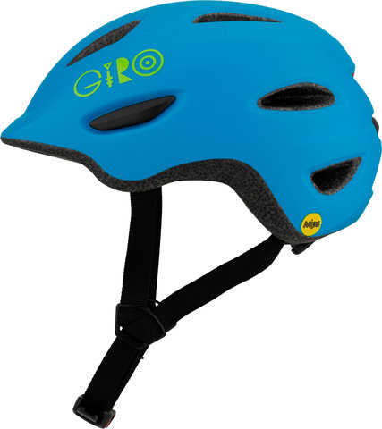 Casque pour Enfants Scamp MIPS - matte blue-lime/45 - 49 cm