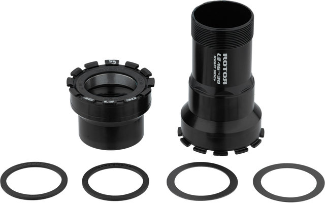 Rotor BB386EVO UBB4630 Road Bottom Bracket, 46 x 86.5 mm - black/Pressfit