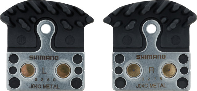 Shimano Bremsbeläge J04C-MF für XTR, XT, SLX - 25 Paar - universal/metall
