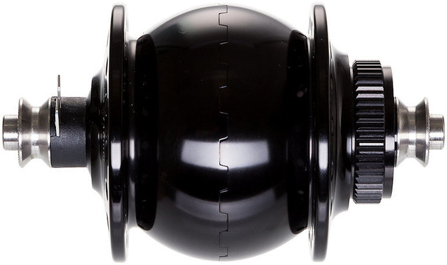 SON Delux Centre Lock Disc Dynamo Hub - black/32 hole