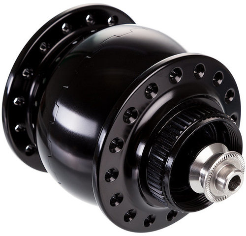 Delux Disc Center Lock Nabendynamo - schwarz/32 Loch