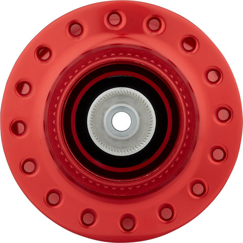 Delux Centre Lock Disc Dynamo Hub - red/32 hole