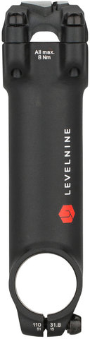 LEVELNINE Race 6 DEG 31.8 Stem - black/110 mm 6°