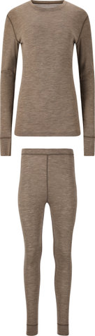 Whistler Cerro Merino L/S Women's Thermal Underwear Set - fallen rock | S