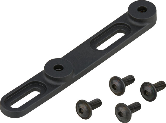 Offset-Plate Mounting Adapter for Fuel-Pack / Bottle Cages - black/universal