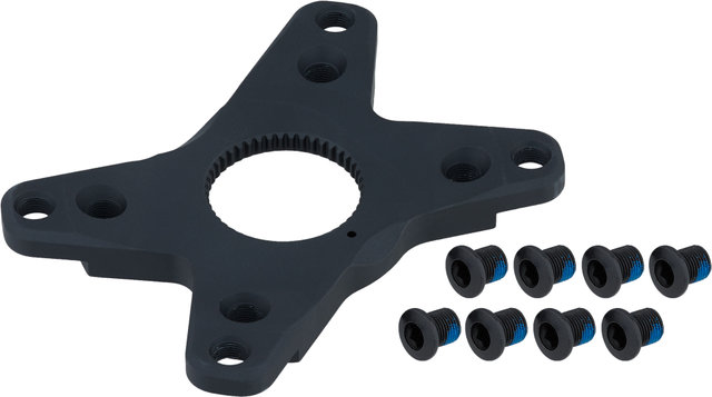 Rotor Gravel Spider, 4 brazos, círculo de agujeros de 110/80 mm - negro/universal