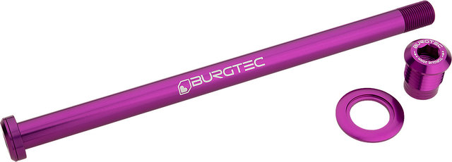 Burgtec Eje pasante trasero para Trek Session - purple rain/157 mm