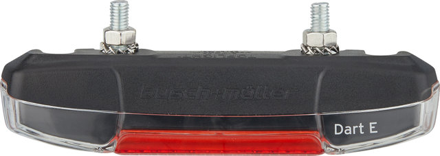 busch+müller Dart E LED Rücklicht für E-Bikes mit StVZO-Zulassung - schwarz-rot/universal