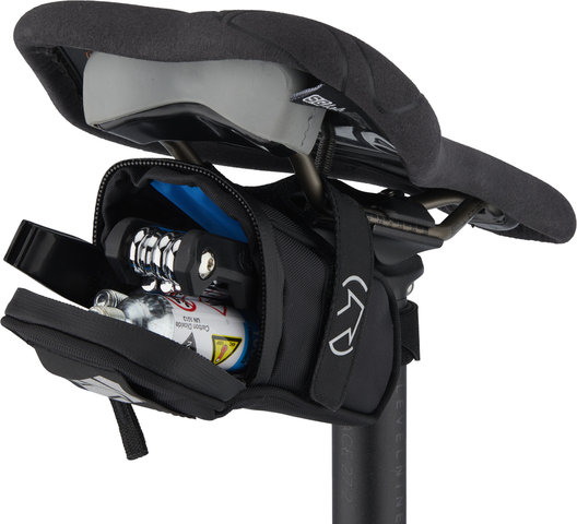 Combo Pack Saddle Bag Mini w/ Mini-tool 10 and CO2 Cartridges - black/0.4 litres