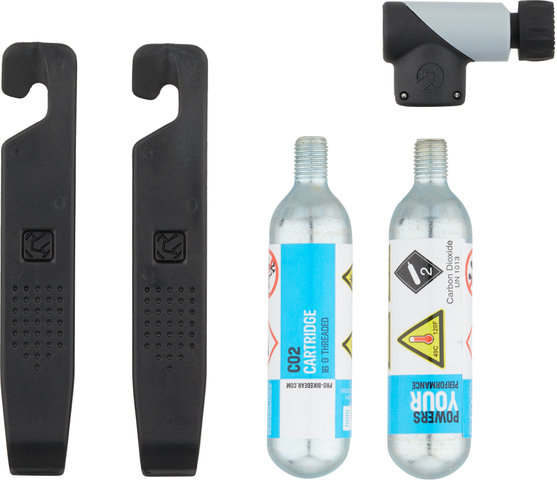 Combo Pack Saddle Bag Mini w/ Mini-tool 10 and CO2 Cartridges - black/0.4 litres