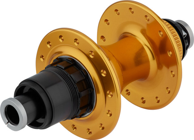 Chris King Buje RT R45 Disc Center Lock - gold/12 x 142 mm / 28 agujeros / SRAM XDR