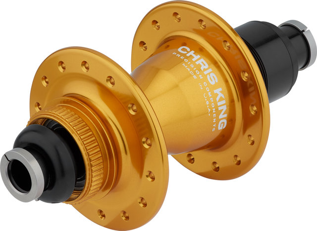 Chris King Moyeu Arrière R45 Disc Center Lock - gold/12 x 142 mm / 28 trous / SRAM XDR