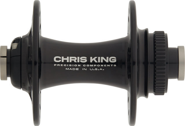 Chris King Buje delantero R45 Disc Center Lock - black/12 x 100 mm / 28 agujeros