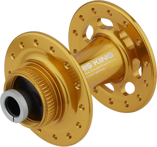Chris King Buje delantero R45 Disc Center Lock - gold/12 x 100 mm / 28 agujeros