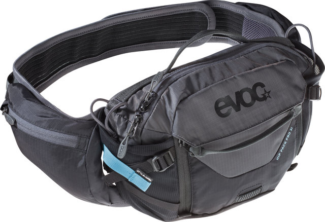 evoc Riñonera Hip Pack Pro - black carbon-grey/3 litros