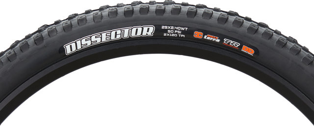 Maxxis Pneu Souple Dissector 3C MaxxTerra DD WT TR 29" - noir/29x2,4