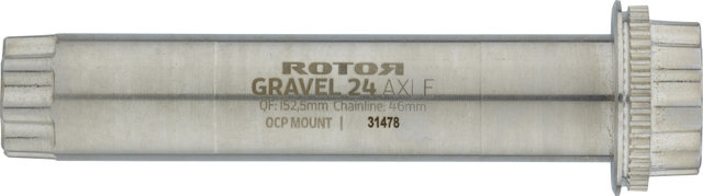 ALDHU 24 / VEGAST 24 Gravel Crank Axle - silver/universal