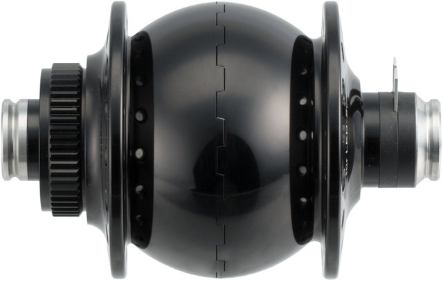 Moyeu à Dynamo Delux 12 Disc Center Lock - noir/32 trous