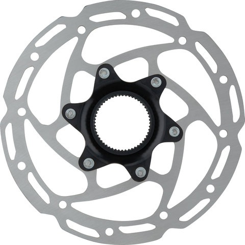 Tektro TR-45 Center Lock Brake Rotor for E-bikes - black-silver/160 mm