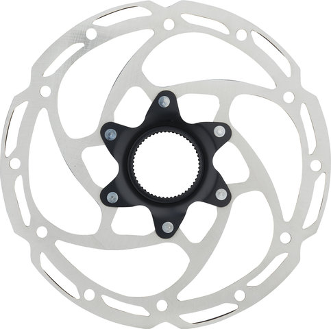 TR-45 Center Lock Brake Rotor for E-bikes - black-silver/180 mm
