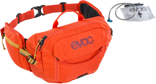 evoc Hip Pack Hüfttasche + 1,5 L Trinkblase - orange/3 Liter