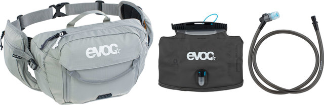 evoc Riñonera Hip Pack + bolsa de agua de 1,5 L - stone/3 litros