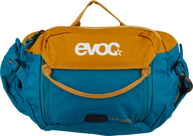 evoc Riñonera Hip Pack + bolsa de agua de 1,5 L - loam-ocean/3 litros