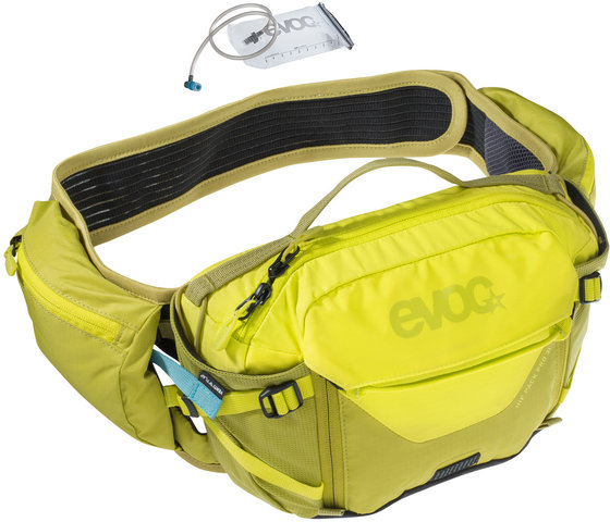 evoc Sac Banane Hip Pack Pro + Poche à Eau 1,5 L - sulphur moss-green/3 litres