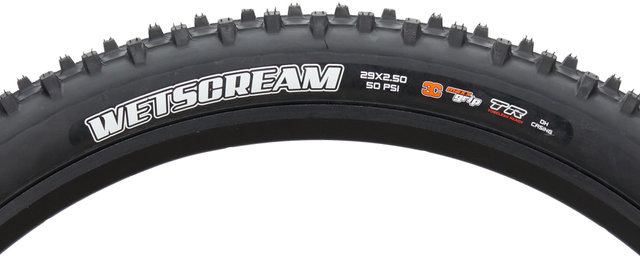 Maxxis Pneu Souple WetScream 3C MaxxGrip DH TR 29" - noir/29x2,5