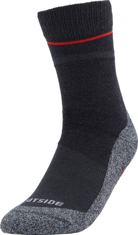 VAUDE Wool Socks Short - grey melange/42 - 44