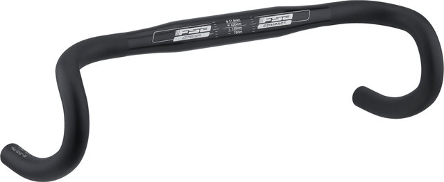 FSA Omega Compact 31.8 Handlebars - black-anodised/42 cm