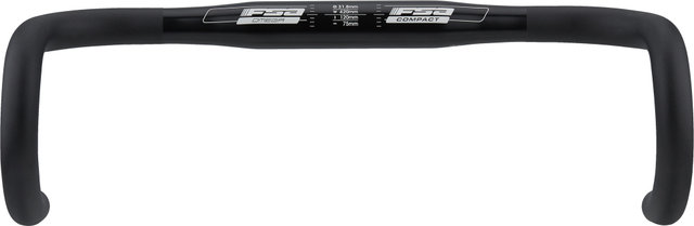 FSA Omega Compact 31.8 Handlebars - black-anodised/42 cm