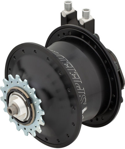 Rohloff Speedhub 500/14 CC Schnellspanner 135 mm Getriebenabe - schwarz-eloxiert/Typ 5, 32 Loch