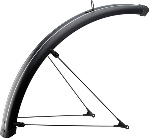Bluemels Stripes Mudguard Set Front+Rear - black-matte/69 mm