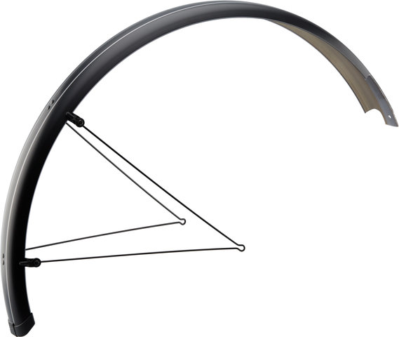 Bluemels Stripes Mudguard Set Front+Rear - black-matte/69 mm
