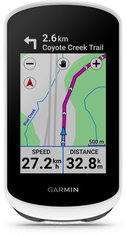 Garmin Edge Explore 2 Power GPS Navigation System - white-black/universal